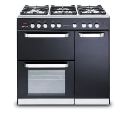 KENWOOD  CK503 Dual Fuel Range Cooker - Black